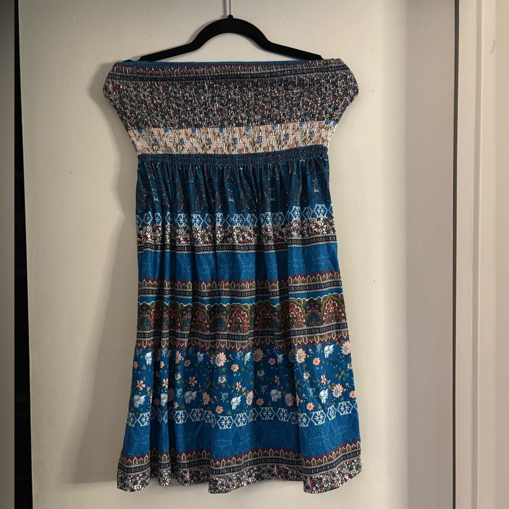 Bohemian Off-Shoulder Dress